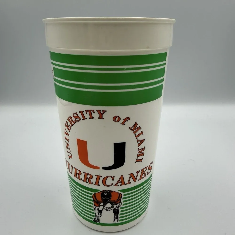 Set 4 1990 Sugar Bowl Alabama Miami Plastic Stadium‎ Cups Superdome